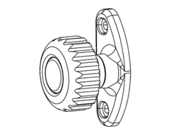 [372492] MANDO ROTARY P25 COLOR BLANCO